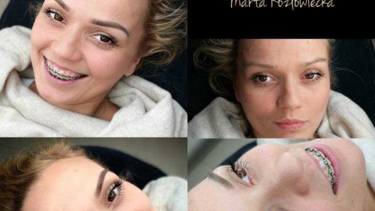 Makijaż permanentny BRWI | technika OMBRE