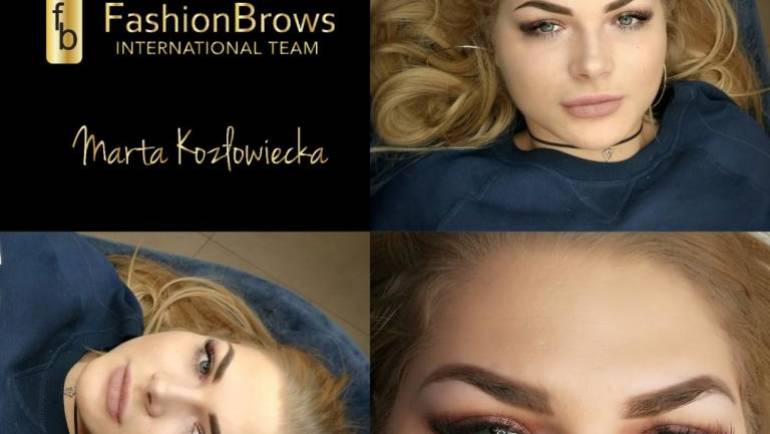 Makijaż permanentny BRWI | technika OMBRE